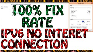 How to FIX IPV6 No Network Access  WORKS EVERY TIME [upl. by Eatnoj]