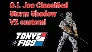 GI Joe Classified Series Storm Shadow V2 custom [upl. by Alissa226]