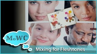 How I Mix Flesh Tones in Watercolor [upl. by Ronym902]