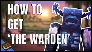 How to get THE WARDEN  Minecraft Education 118 [upl. by Teriann]